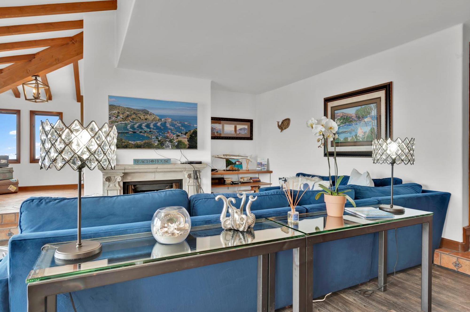 Gorgeous Oceanfront Villa With Panoramic Views 아발론 외부 사진